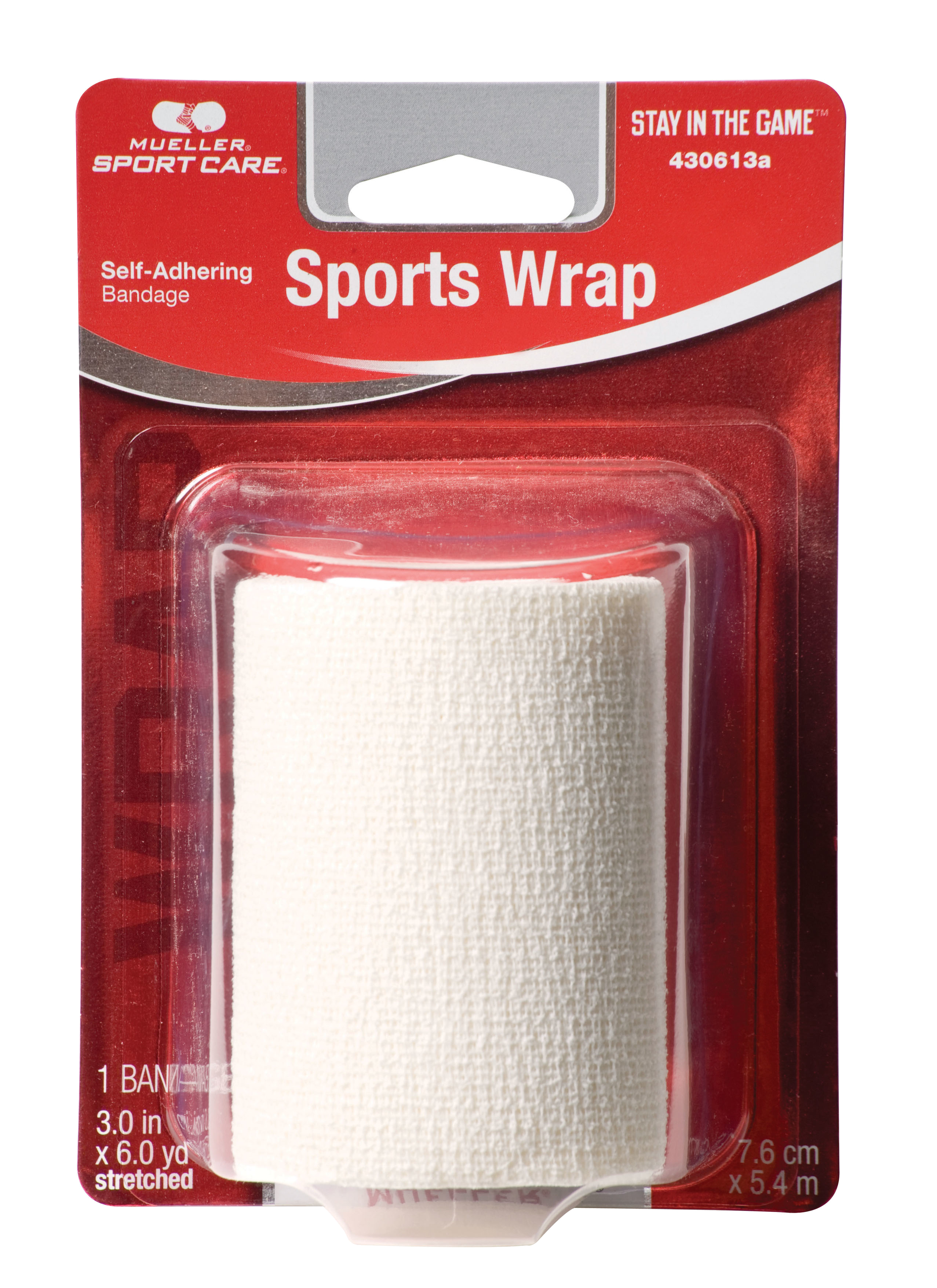 Mueller Sports Wrap weiss 430613 einzeln verpackt