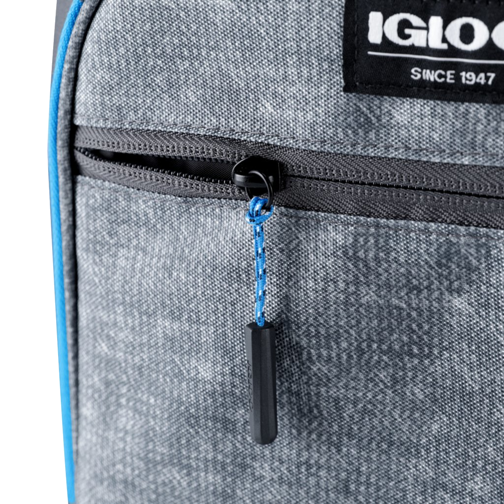 Igloo Maxcold 18 Backpack Detail halb offner Reissverschluss 