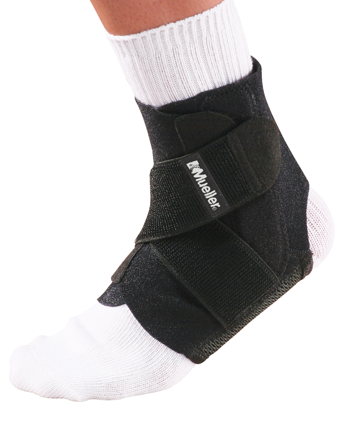 Mueller Adjustable Ankle Stabilizer 44547 Demo angezogen