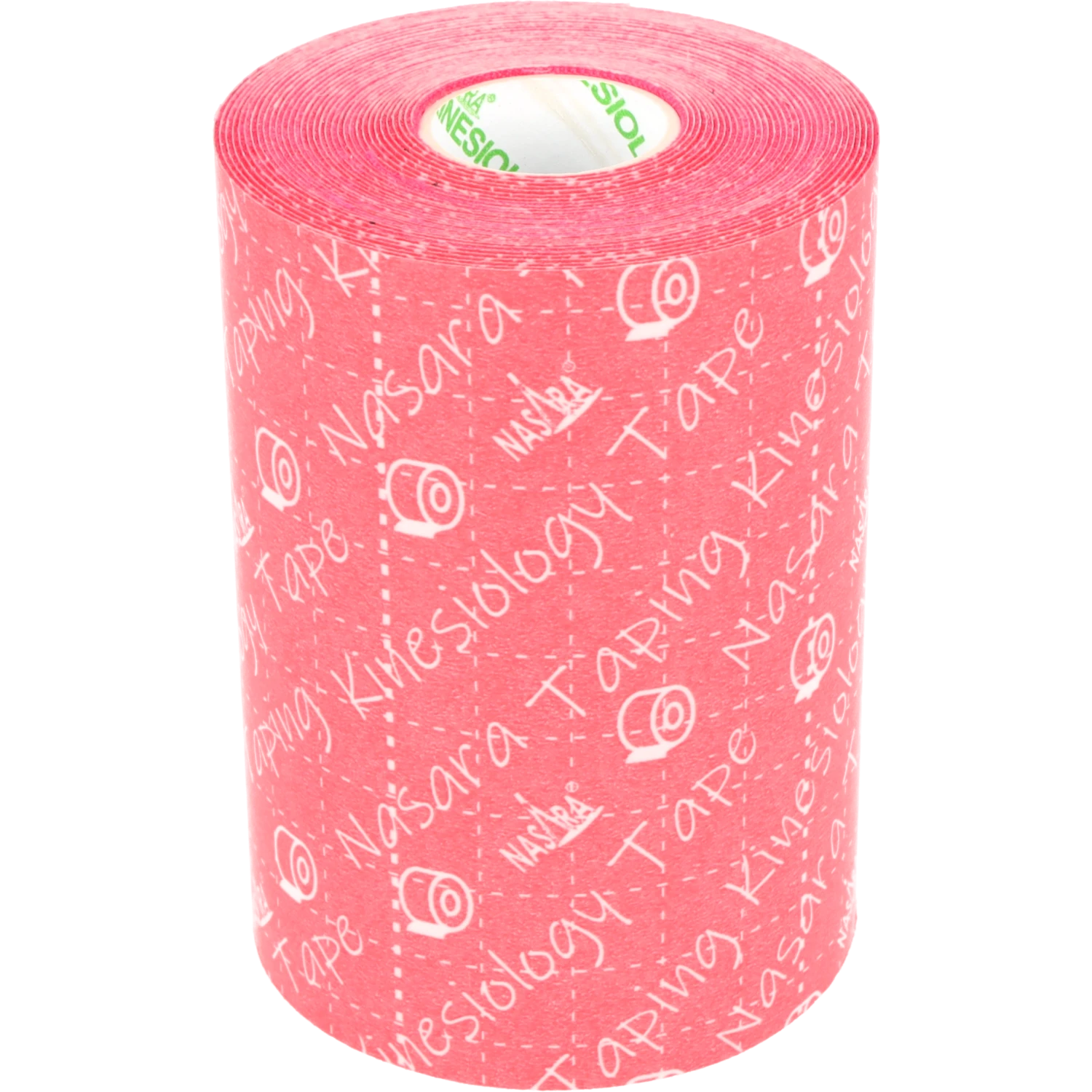 Nasara Kinesiologie Tape Animal Tape Pink Rolle zusammen von hinten