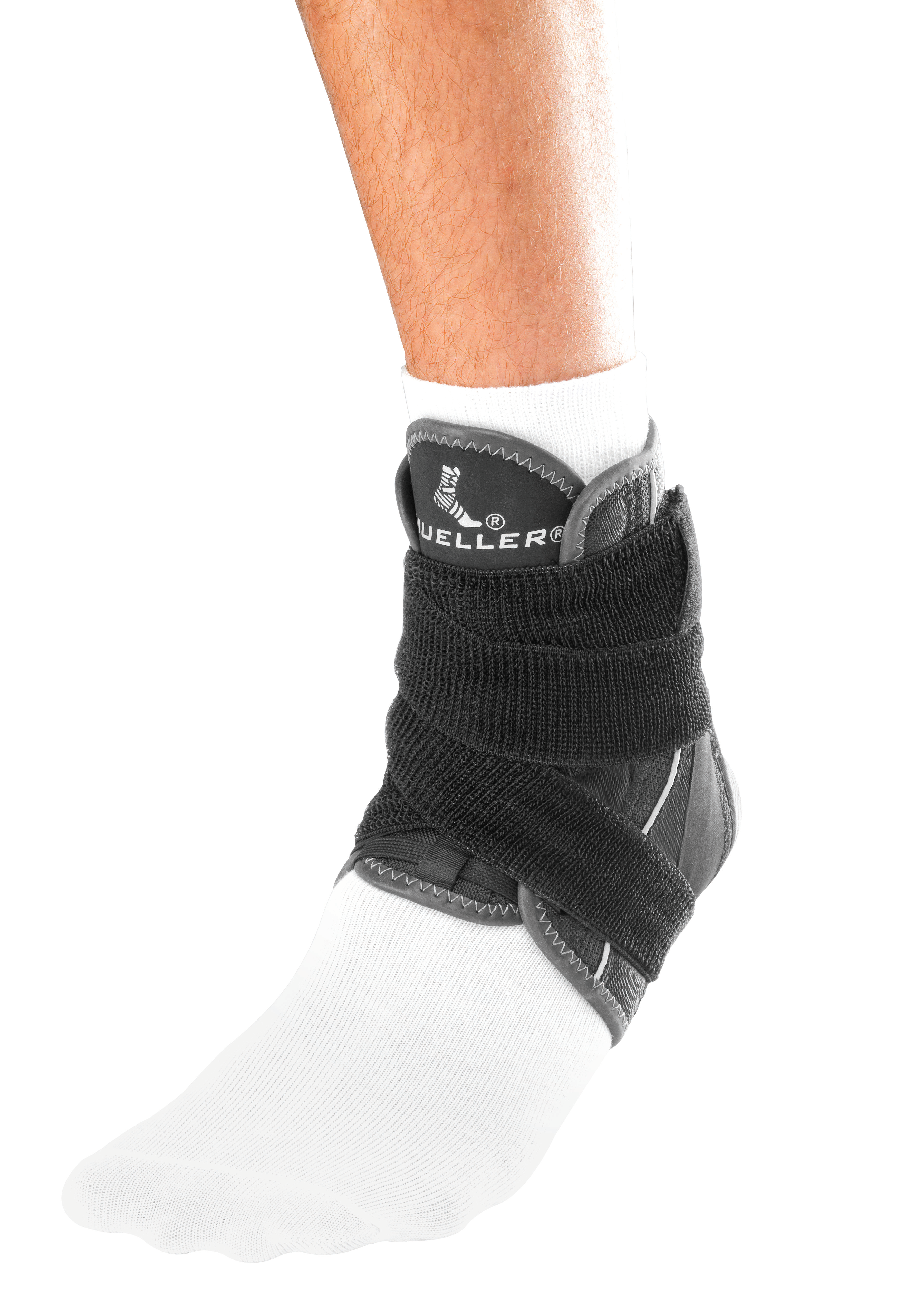 Mueller Hg80 Soft Shell Ankle Brace 4971 Fussgelenk Anwendung frontal